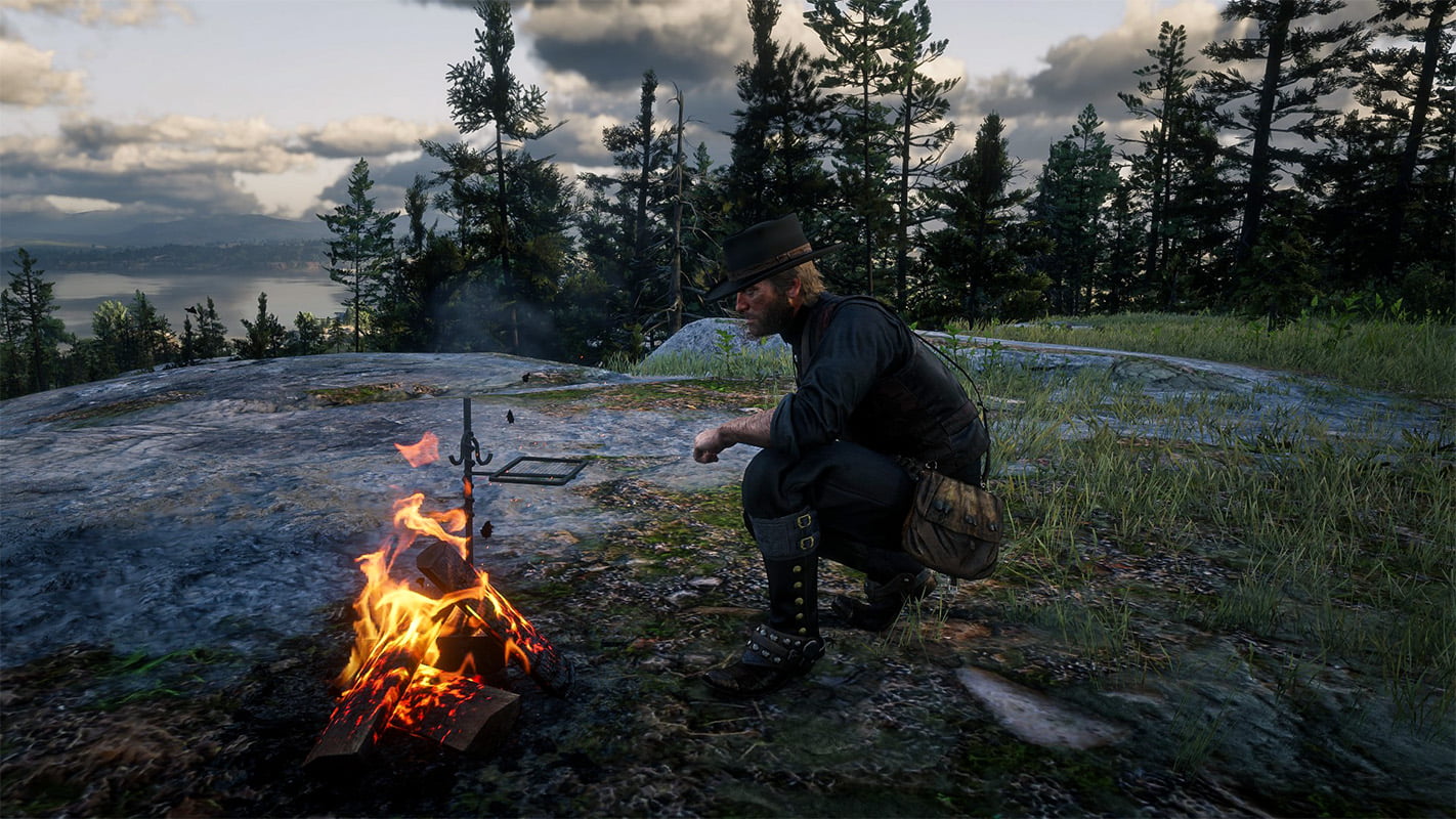 Red Dead Redemption 2 – A Quiet Moment at Camp